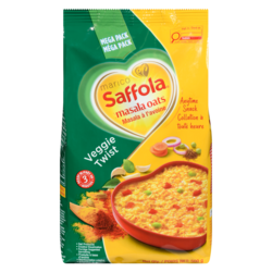Saffola Oats Masala à l'avoine veggie twist méga pack 500 g, 1,10 $/100g