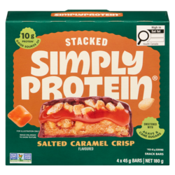 Snack Bars Stacked Salted Caramel Crisp Flavoured