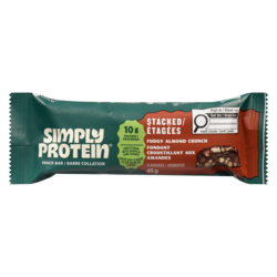 Simply Protein Snack Bar Stacked Fudgy Almond Crunch Flavoured 45 g, $8.87/100g
