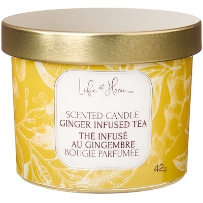 Life at Home Bougie parfumée Thé infusé au gingembre 1 ea, 2,00 $/1ch