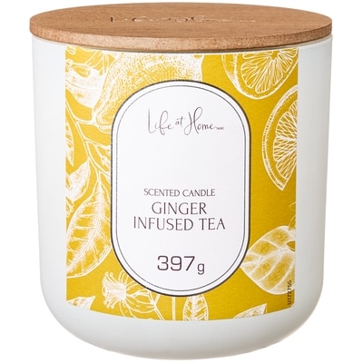 Life at Home Ginger Infused Tea Scented Candle 1 ea, $16.00/1ea