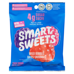 Smart Sweets Bonbons baies sauvages 50 g, 8,00 $/100g