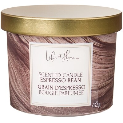 Life at Home Bougie parfumée Grain d’espresso 1 ea, 2,00 $/1ch