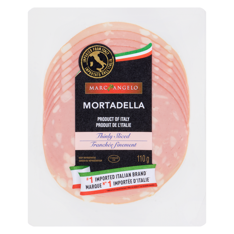 Mortadella With Pistachio Thinly Sliced