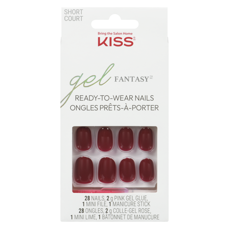 Gel Fantasy Nails Red