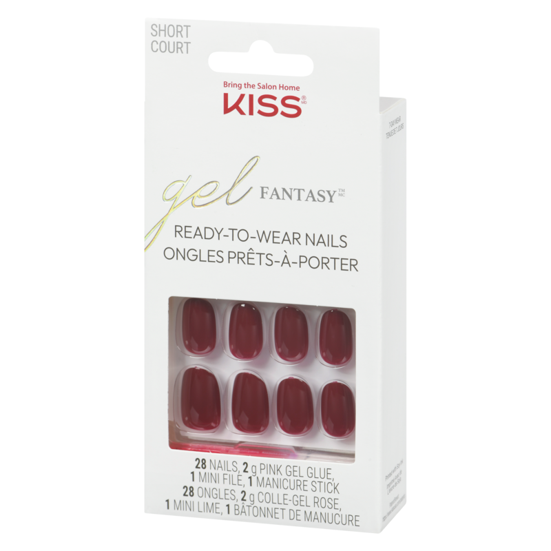 Gel Fantasy Nails Red