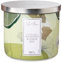 Life at Home Eucalyptus and Lemon Zest Scented Candle 1 ea, $16.00/1ea