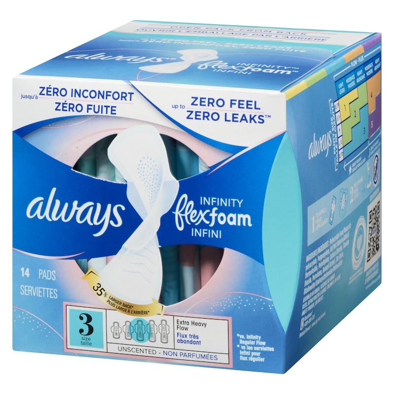 Infinity Pads Size 3 Unscented, 14-Count