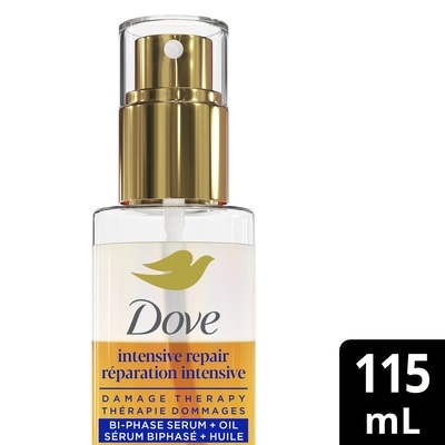 Dove Damage Therapy Intensive Repair For Shine, Frizz Control, And Split Ends, Bi-Phase Serum + Oil Hair Spray With Amino Serum 115ml 115 ml, $11.73/100ml