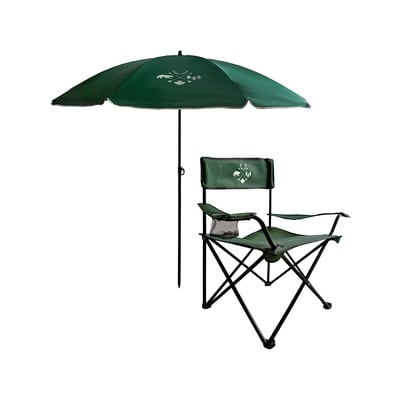 Everyday Essentials Folding Director Camp Chair and Umbrella Set - Green 1 ea, $28.00/1ea