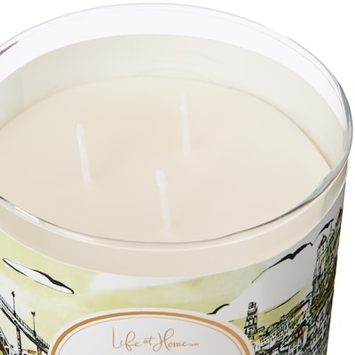 Porto Sea Salt, Lavender, Cedar, and Sandalwood Scented Candle