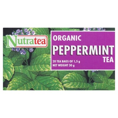 Nutratea Tea Organic Peppermint 30 g, $9.97/100g
