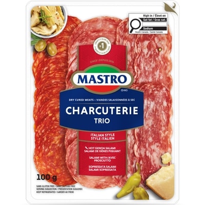 Mastro Italian Style Charcuterie Trio 100 g, $8.49/100g