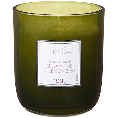 Life at Home Eucalyptus and Lemon Zest Scented Candle 1 ea, $10.00/1ea