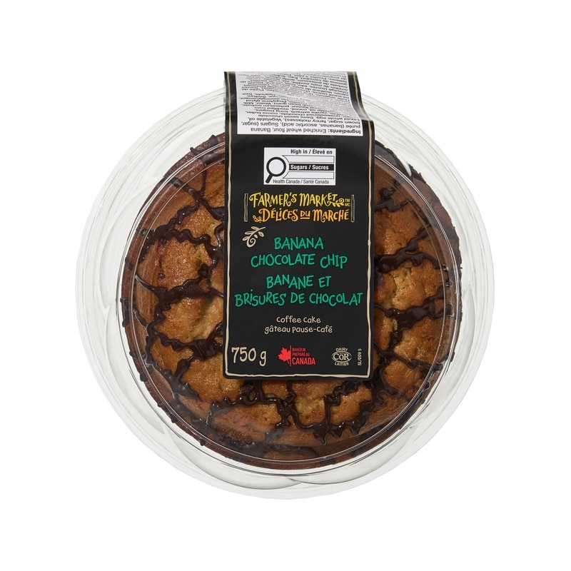 Banana Chocolate Chip Coffee Cake