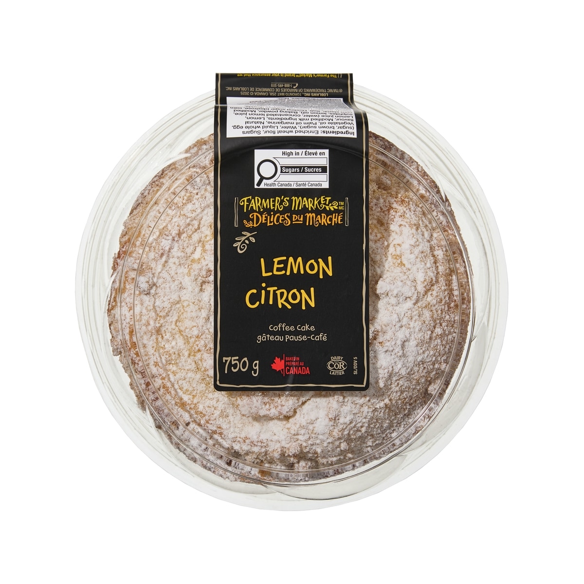 Farmer's Market Lemon Coffee Cake