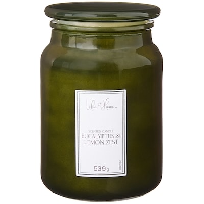 Life at Home Eucalyptus and Lemon Zest Scented Candle 1 ea, $19.00/1ea
