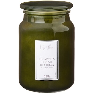 Life at Home Bougie parfumée Eucalyptus et zeste de citron 1 ea, 19,00 $/1ch