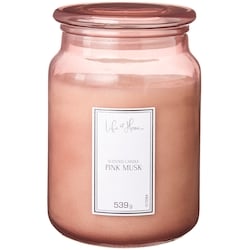 Life at Home Pink Musk Scented Candle 1 ea, $19.00/1ea