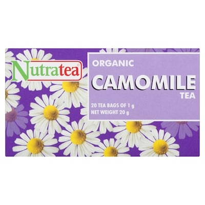 Nutratea Tea Organic Camomile 20 g, $14.95/100g