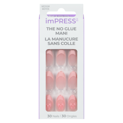 Kiss Impress Nails - Glow Muse, Pink, Coffin, Medium Pink 1 ea, $15.49/1ea