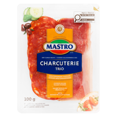 Mastro Charcuterie Cured Meats Mediterranean Flavours 100 g, $4.00/100g