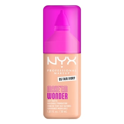 Nyx Make Em Wonder Fond de Teint Mat Naturel Fair Ivory 30 ml, 66,63 $/100ml