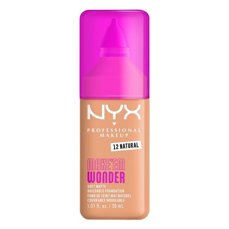 Nyx Make Em Wonder Soft Matte Foundation Natural - 30 ml | Real