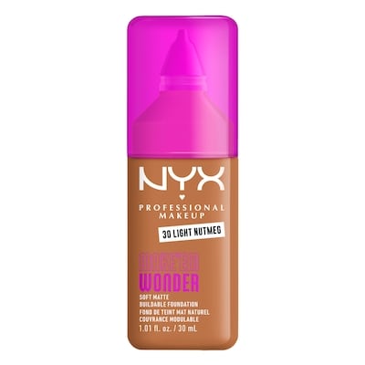 Nyx Make Em Wonder Fond de Teint Mat Naturel Light Nutmeg 30 ml, 66,63 $/100ml