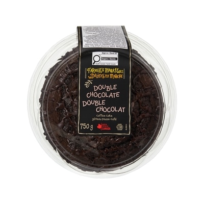 Délices du Marché Gâteau pause-café au double chocolat 750 g, 1,20 $/100g