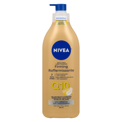 Nivea Q10 Firming + Argan Oil Body Lotion 500 ml, $2.02/100ml