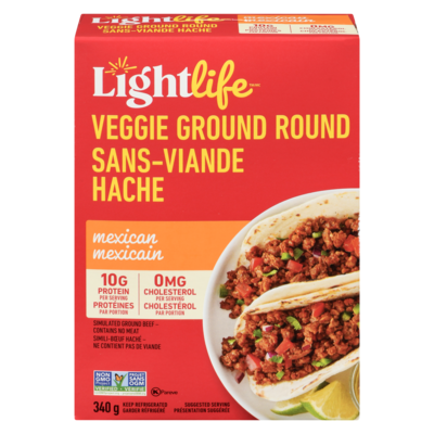 Lightlife Veggie Ground Round, Mexican 340 g, $1.62/100g