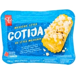President's Choice Cotija Cheese 290 g, $3.10/100g