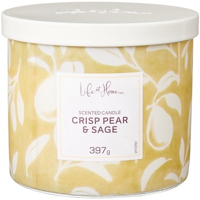 Life at Home Crisp Pear and Sage Scented Candle 1 ea, $16.00/1ea