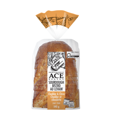 ACE Bistro Sourdough Bread, Cheddar & Chive 545 g, $0.92/100g