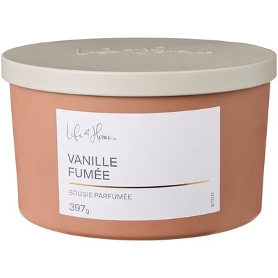 Life at Home Bougie parfumée Vanille fumée 1 ea, 16,00 $/1ch