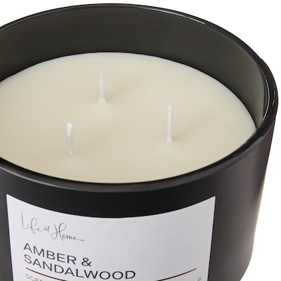Bougie parfumée Ambre et bois de santal