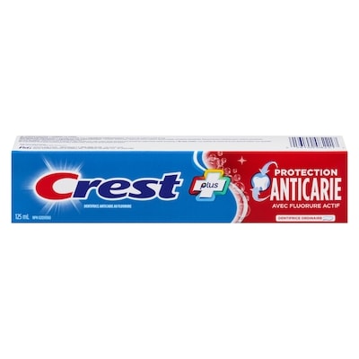 Crest Dentifrice 125 ml, 2,15 $/100ml