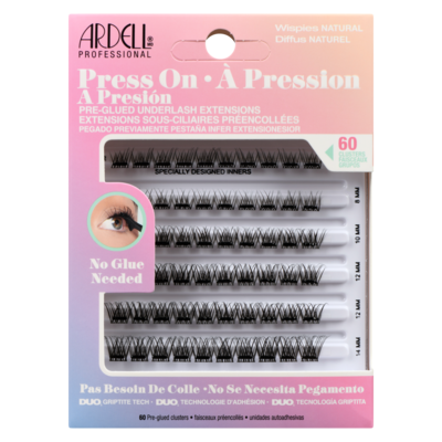 Pre-Glued Underlash Extensions Wispies Natural