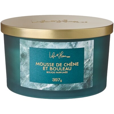 Life at Home Bougie parfumée Mousse de chêne et de bouleau 1 ea, 16,00 $/1ch