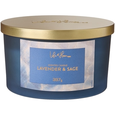 Life at Home Lavender and Sage Scented Candle 1 ea, $16.00/1ea