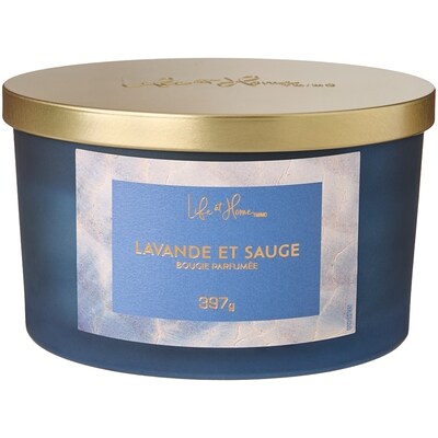 Life at Home Bougie parfumée Lavande et sauge 1 ea, 16,00 $/1ch