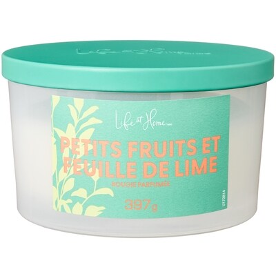 Life at Home Bougie parfumée Petits fruits et feuille de lime 1 ea, 16,00 $/1ch