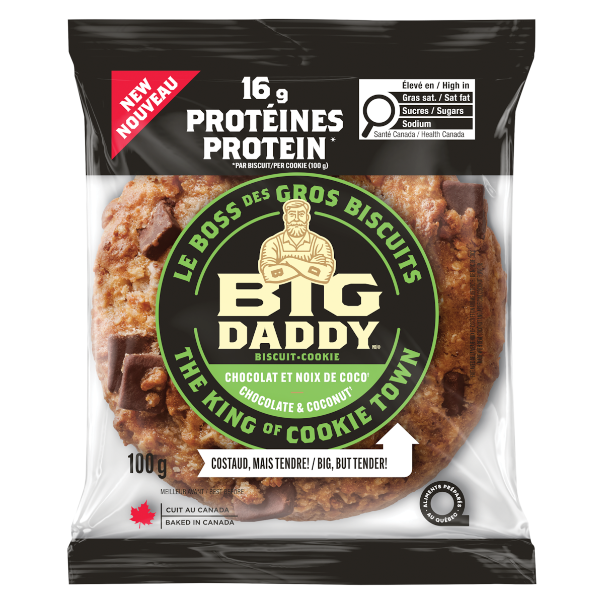 Big Daddy Cookie Chocolate & Coconut