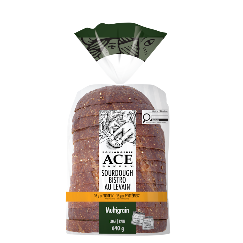 Boulangerie ACE Pain au levain Bistro Protéines Multigrains - 640