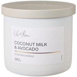 Life at Home Coconut Milk and Avocado Scented Candle 1 ea, $16.00/1ea