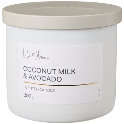 Life at Home Coconut Milk and Avocado Scented Candle 1 ea, $16.00/1ea