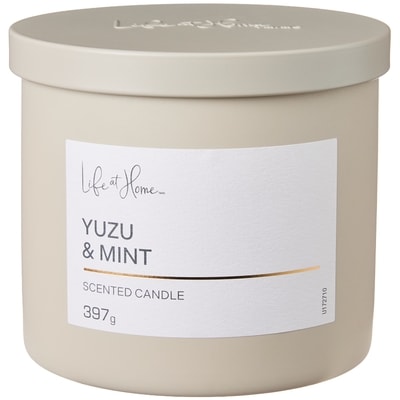 Life at Home Yuzu and Mint Scented Candle 1 ea, $16.00/1ea