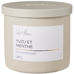 Life at Home Bougie parfumée Yuzu et menthe 1 ea, 16,00 $/1ch