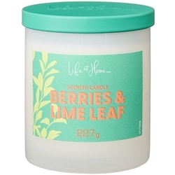 Life at Home Berries and Lime Leaf Scented Candle 1 ea, $10.00/1ea